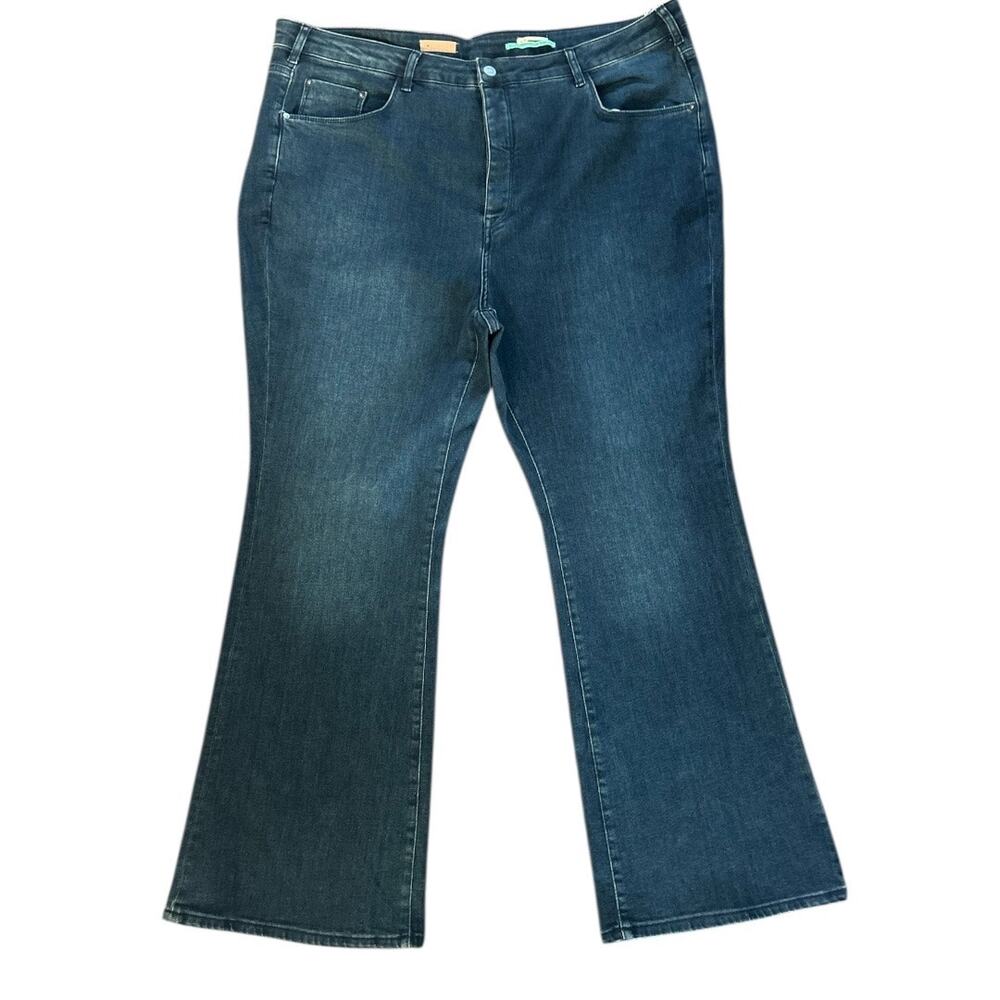 Anthropologie Blue Flare & Wide Leg Jeans